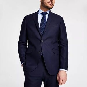 Kenneth Cole Reaction Techni-Cole Suit Jacket - Navy